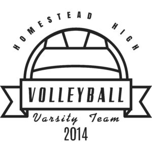 Volleyball Template DNT001 BW Thumbnail