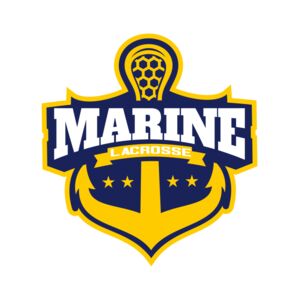 Marine Lacrosse Logo Template Thumbnail