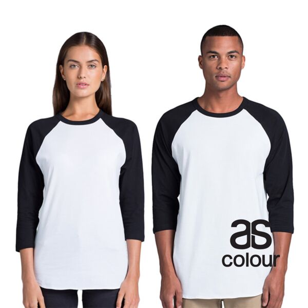 3/4 Raglan (Unisex) (Retail Quality) Thumbnail
